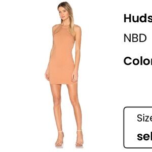 NBD Hudson Sandstone Mini Dress